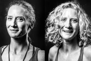before and after boxer portraits for haymakers for hope at the boston house of blues photographed by boston photographer nicole loeb