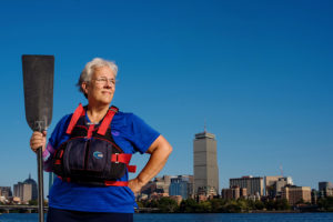 dragonboat cancer survivor elderly woman senior photographed by boston outdoor active photographer nicole loeb